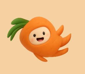 一只可爱的胡萝卜君